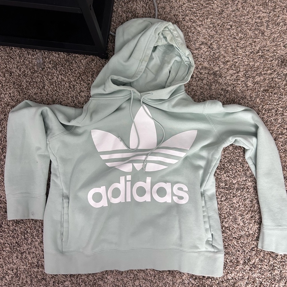 Adidas Light Sage Green Hoodie